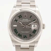 ロレックス デイトジャスト 126200 SS AT スレート文字盤