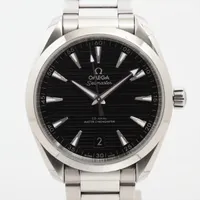 オメガ シーマスター アクアテラ コーアクシャル 220.10.41.21.10.001 SS AT 黒文字盤