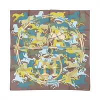 【美品】HERMES スカーフ カレ90 エクスリブリス カモフラージュ HERMES エルメス カレ90 EX LIBRIS EN CAMOUFLAGE エクス