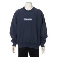 シュプリーム コットン スウェット 25SS ネイビー