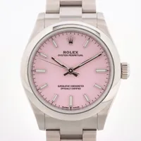 ロレックス オイスターパーペチュアル 277200 SS AT ピンク文字盤