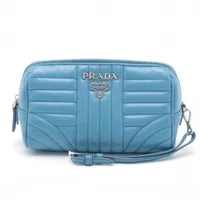 PRADA デニムポーチ 1NA175 ブルー 楽天市場】PRADA プラダ ポーチ DENIM デニム 化粧ポーチ コスメ