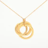 ティファニー トリプルインターロッキングサークル 750(YG)