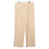 ヴィトン LVロゴ コットン パンツ 24AW クリーム