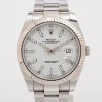 ロレックス デイトジャスト 126334 SS×WG AT 白文字盤