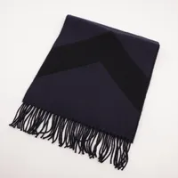 エルメス カシミヤ マフラー ネイビー
