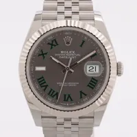 ロレックス デイトジャスト 126334 SS×WG AT スレート文字盤