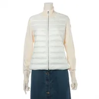 モンクレール CARDIGAN ナイロン ダウンジャケット 22年 アイボリー
