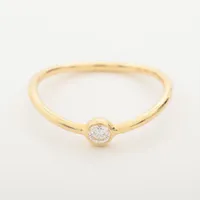 ティファニー ウェーブ シングルロウ ダイヤ 750(YG)