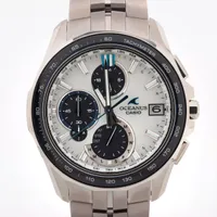 カシオ オシアナス OCW-S7000D-7AJF TI ソーラー シルバー文字盤