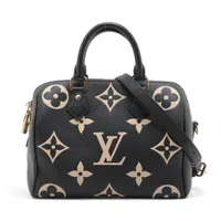 ルイ・ヴィトン バイカラー モノグラム アンプラント スピーディ バンドリエール 25 M58947 ブラック