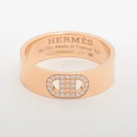 エルメス　ヒストリー　リング　51 HERMES エルメス ヒストリーリング ＃51 リング 指輪 K18YG