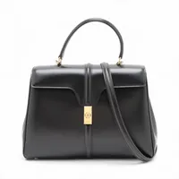 最終お値下げ！7月31日まで　CELINE トリオンフ　ブラックレザーウォレット CELINE スモールウォレット トリオンフ / リザード ブラック