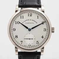 ランゲ&ゾーネ 1815 235.026/LS2353AA WG×革 手巻き シルバー文字盤