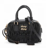 現行/未使用に近い✨ミュウミュウ アルカディ スエード ハンドバッグ 2way MiuMiu ミュウミュウ Arcadie スエードトップハンドルバッグ
