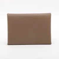 エルメス カルヴィ デュオ シェブルミゾル エトゥープ シルバー金具