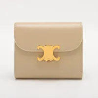 【最終価格】セリーヌ トリオンフ スモール ウォレット セリーヌ☆ スモールウォレットトリオンフ(直営店） (CELINE