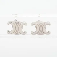 セリーヌ トリオンフ GP×プラスチック ヘアクリップ アイボリー