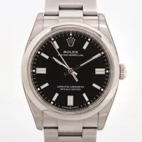 ロレックス オイスターパーペチュアル 126000 SS AT 黒文字盤