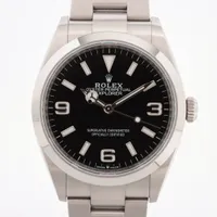 ロレックス エクスプローラーⅠ 124270 SS AT 黒文字盤