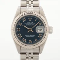 ロレックス デイトジャスト 69174 SS×WG AT 青文字盤