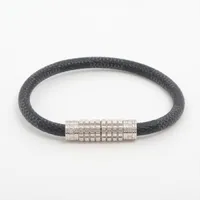 ヴィトン ブラスレ ディジット M6626E PVC ブレスレット CA1112 ブラック