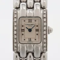 ショーメ ケイシス SS QZ アイボリー文字盤