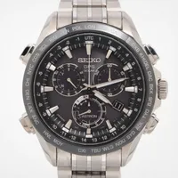 セイコー アストロン 8X82-0AB0-1 TI×CE ソーラー 黒文字盤