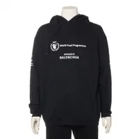 バレンシアガ×WFP コットン パーカー 22年 ブラック