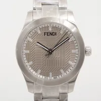 フェンディ SS QZ シルバー文字盤