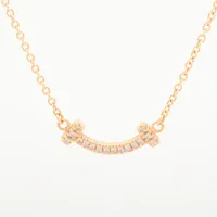 ティファニー Tスマイル ミニ ダイヤ 750(PG)