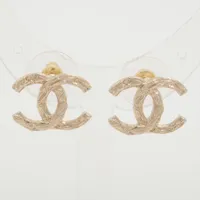 正規品 シャネル ピアス 片耳 ココマーク シルバー F20V ラインストーン CHANEL シャネル ピアス ココマーク ラインストーン F16V