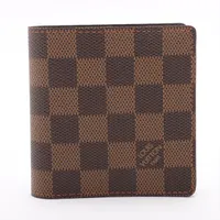 ヴィトン ダミエ ポルトビエ6カルトクレディ N61666 コンパクトウォレット ブラウン