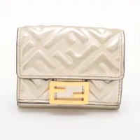 FENDI財布 フェンディ 長財布 モンスター レザー 7M0186 FENDI 財布 メンズ