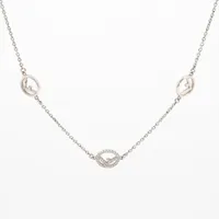 フェンディ エフイズフェンディ メタル ネックレス シルバー