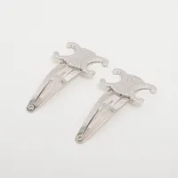 セリーヌ トリオンフ GP ヘアクリップ シルバー