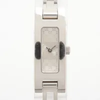 グッチ バングルウォッチ 3900L SS QZ シルバー文字盤