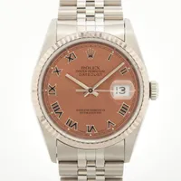 ロレックス デイトジャスト 16234 SS×WG AT ピンク文字盤