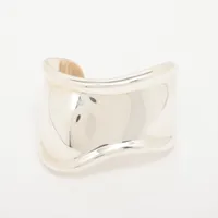 伊右衛門茶 ティファニー メトロ ワイヤーバングル YG Lサイズ Tiffany ＆ Co．(ティファニー) Tナローワイヤーブレスレット