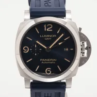 パネライ ルミノール GMT PAM01033 SS×ラバー AT 青文字盤