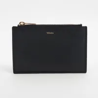 ヴァレクストラ ロゴ レザー コインケース ネイビー