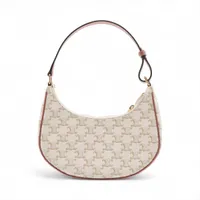 セリーヌ トリオンフ アヴァ PVC ショルダーバッグ ホワイト