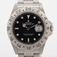 ロレックス エクスプローラーⅡ 16570 SS AT 黒文字盤