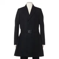 ディオール ウール ロングコート 22AW ブラック
