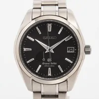 グランドセイコー スプリングドライブ SBGA041 TI AT 黒文字盤