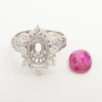 ノンブランド ルビー ダイヤ Pt900 Ｂランク