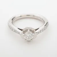 シャネル カメリア ダイヤ Pt950 F