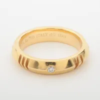 ティファニー アトラス X クローズド ナロー ダイヤ 750(YG)