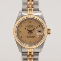 ロレックス デイトジャスト 69173 SS×YG AT シャンパン文字盤