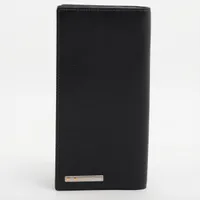 ⭐️ 美品 カルティエ パシャ ドゥ 二つ折り財布 ブラック レザー 鑑定済 Cartier カルティエ 財布 メンズ ブランド パシャ 二つ折り財布